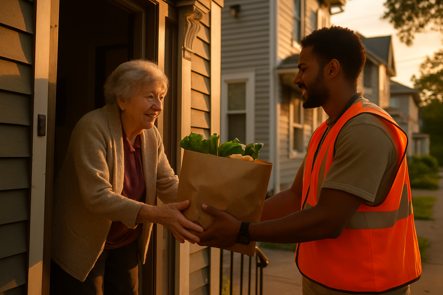 Vehicle donation moment in New Haven
